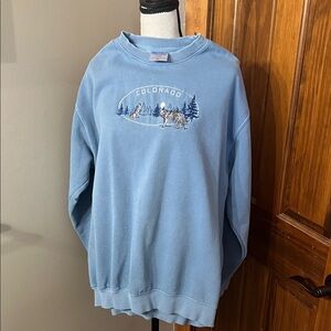 Blue Colorado Graphic sweatshirt
